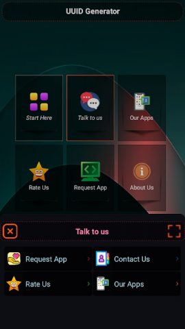 UUID Generator для Android — скриншот 5