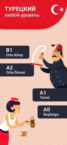 Учить Турецкий Язык A1 — B2 для iOS — скриншот 1