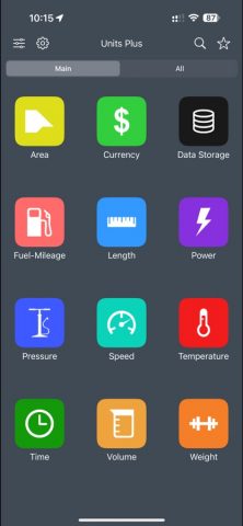 Unit Converter — Best Unit App для iOS — скриншот 1
