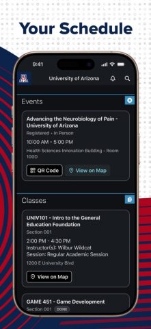 University of Arizona для iOS — скриншот 2