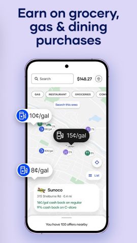 Upside: Cash Back Fuel Rewards для Android — скриншот 3