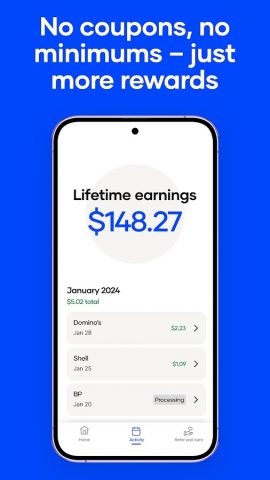 Upside: Cash Back Fuel Rewards для Android — скриншот 4
