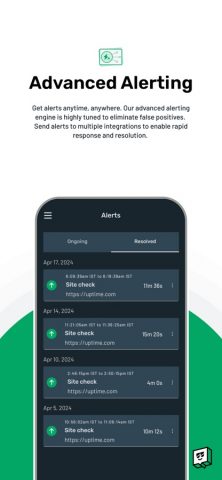 Uptime.com Website Monitoring для iOS — скриншот 5
