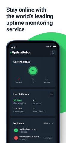 UptimeRobot: Monitor anything! для iOS — скриншот 3