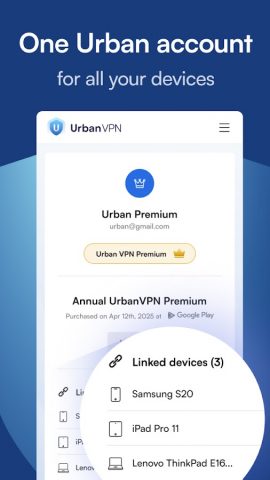 Urban VPN Premium для Android — скриншот 5