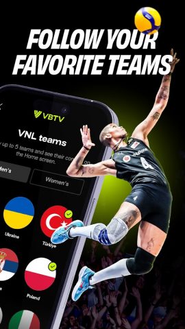 VBTV — Stream Volleyball Live для Android — скриншот 4