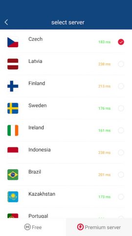 VPN Czech — Use Czech IP для Android — скриншот 3