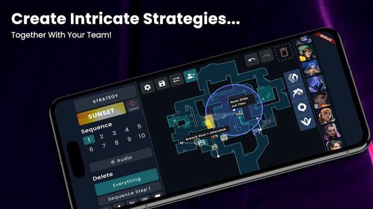 VP: Тактическая доска Valorant для Android — скриншот 1
