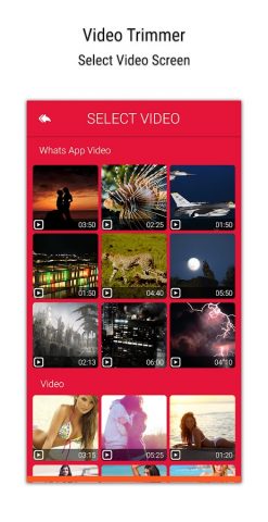 Video Trimmer — Video Cutter для Android — скриншот 3