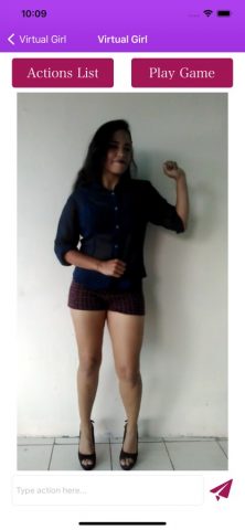 Виртуальная дева — симулятор для iOS — скриншот 1
