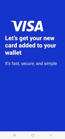 Visa Digital Emergency Card для Android — скриншот 2