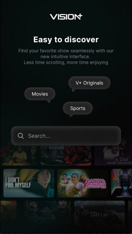 Vision+: Live, Sports & Series для Android — скриншот 5