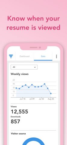 VisualCV Resume Builder для iOS — скриншот 4