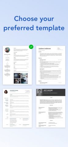 VisualCV Resume Builder для iOS — скриншот 5