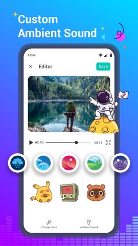 Voice Changer — Audio Effects для Android — скриншот 5