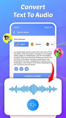 Voice Changer Male to Female для Android — скриншот 2