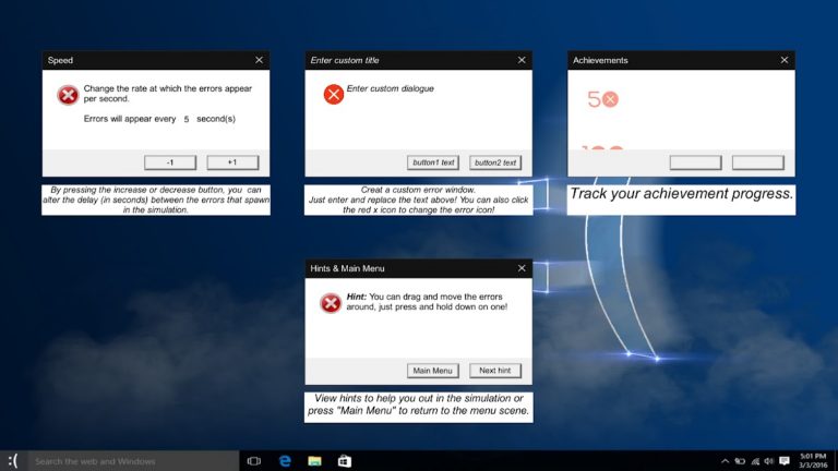 W10 Simulator для Android — скриншот 3
