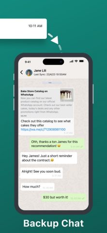 WT Chat Backup Restore Delete для iOS — скриншот 3