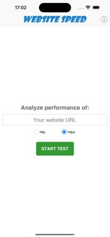 Website Speed для iOS — скриншот 1