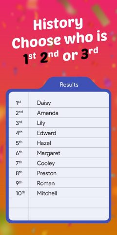 Wheel of Names — Random Picker для Android — скриншот 5