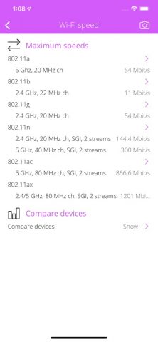 Wi-Fi Info для iOS — скриншот 4