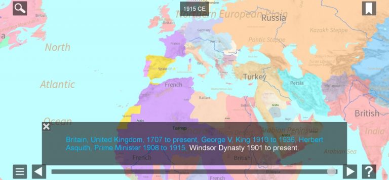 World History Maps: The World для iOS — скриншот 1