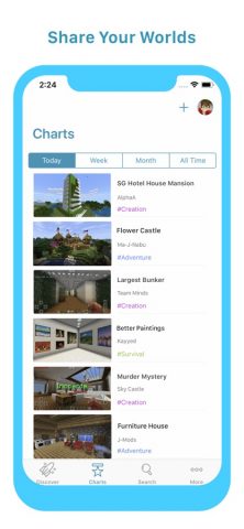 Worlds for Minecraft для iOS — скриншот 2