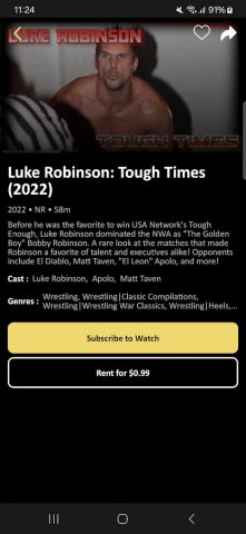 Wrestling TV Channel для Android — скриншот 4