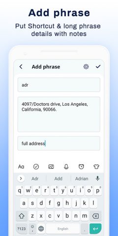 Writing Star: Text Expander для Android — скриншот 2