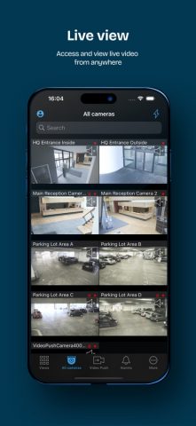 XProtect® Mobile для iOS — скриншот 2