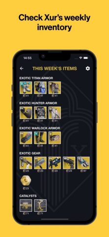 Xur Alert for Destiny 2 для iOS — скриншот 1