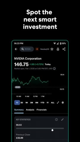 Yahoo Finance: Stocks & News для Android — скриншот 2
