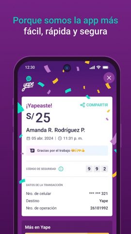 Yape для Android — скриншот 3