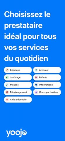 Yoojo — Service à domicile для Android — скриншот 1