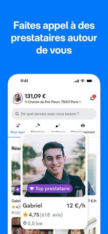 Yoojo — Service à domicile для Android — скриншот 2