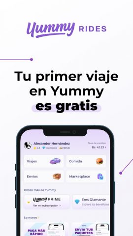 Yummy Rides — Viaja y Conduce для Android — скриншот 1