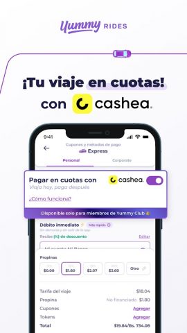 Yummy Rides — Viaja y Conduce для Android — скриншот 5