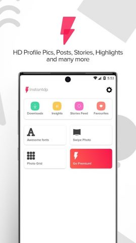 Загрузите Instant DP для Android — скриншот 1