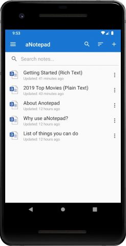 a Notepad — Take & Share Notes для Android — скриншот 1