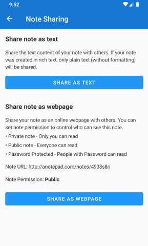 a Notepad — Take & Share Notes для Android — скриншот 3