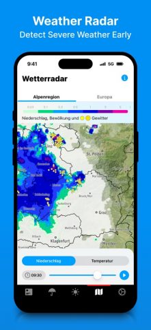 bergfex: Weather & Rain Radar для iOS — скриншот 3