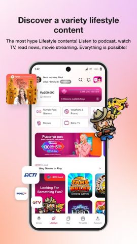 bima+ -Buy Pulsa/Package- Tri для Android — скриншот 3