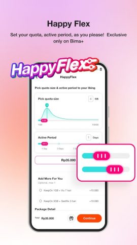 bima+ -Buy Pulsa/Package- Tri для Android — скриншот 4
