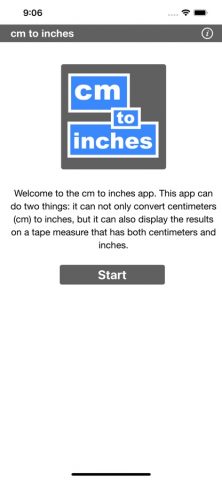 cm to inches для iOS — скриншот 1
