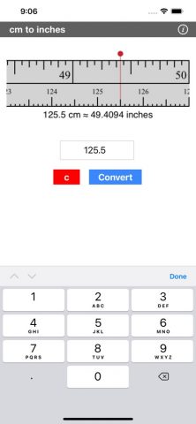 cm to inches для iOS — скриншот 3
