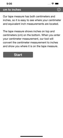 cm to inches для iOS — скриншот 4