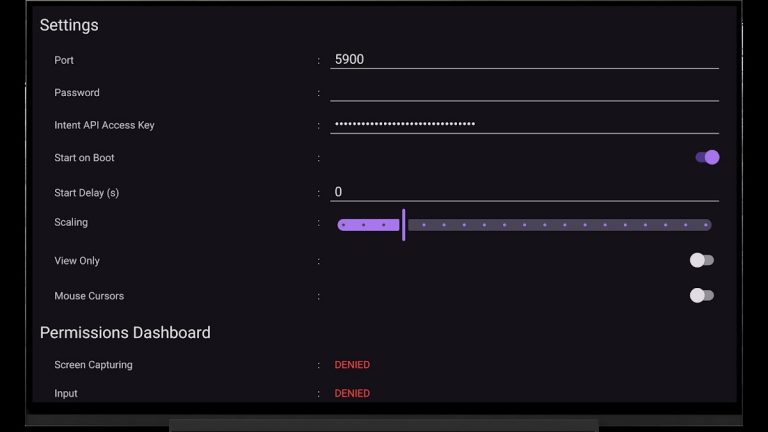 droidVNC-NG VNC Server для Android — скриншот 5