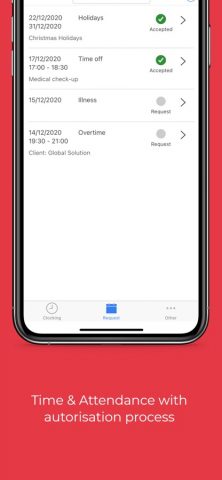eTime Учет Рабочего Времени для iOS — скриншот 5