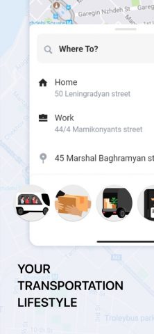 gg — Transportation Service для iOS — скриншот 1