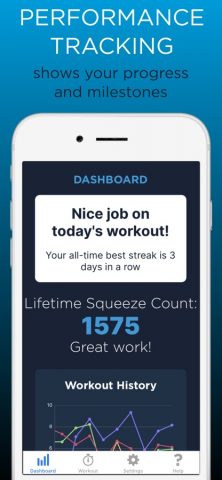 kGoal: Smart Kegels для iOS — скриншот 3